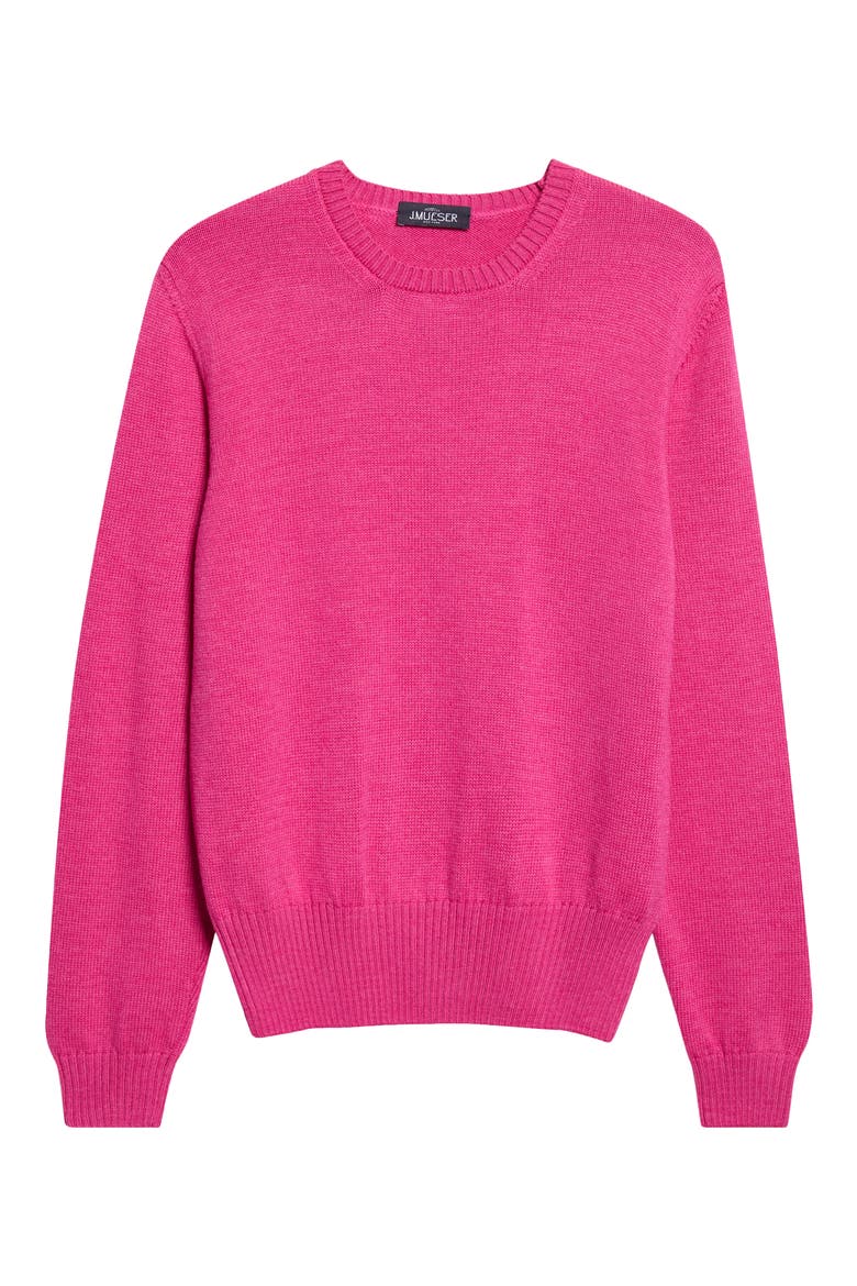 Chunky Merino Wool Sweater, Main, color, PINK