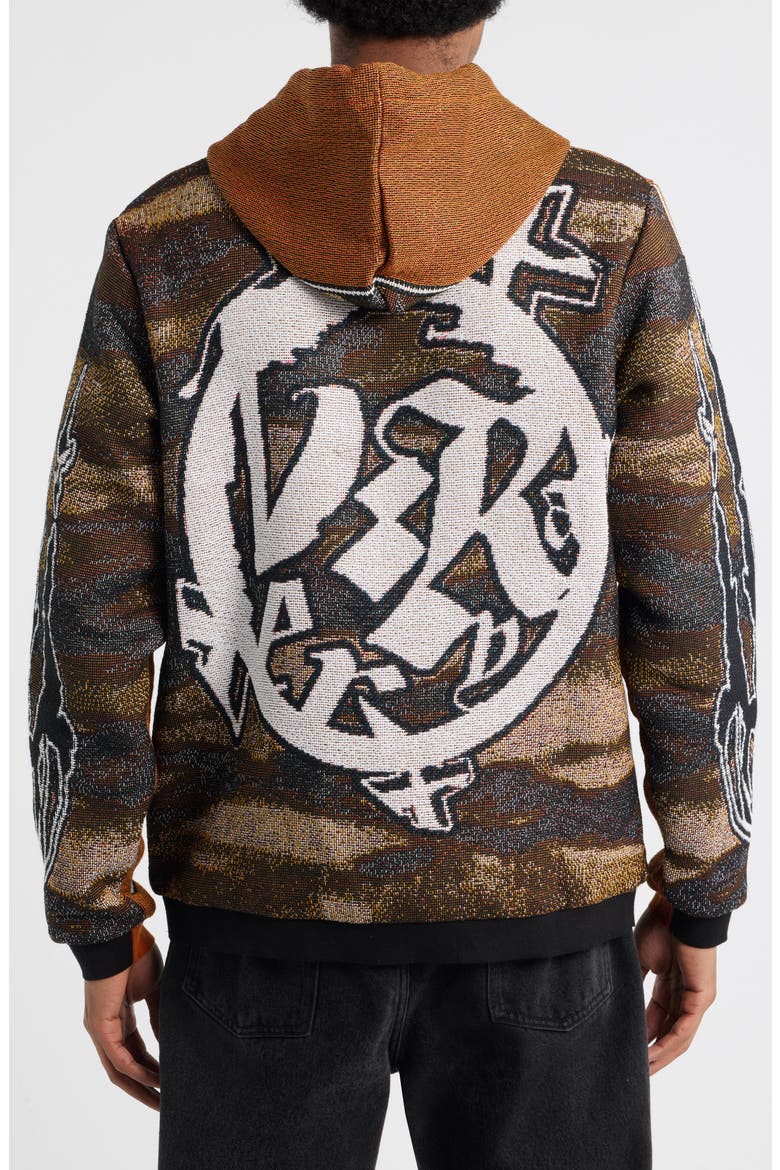 Kid Naruto Kyubi Hoodie, Alternate, color, BROWN