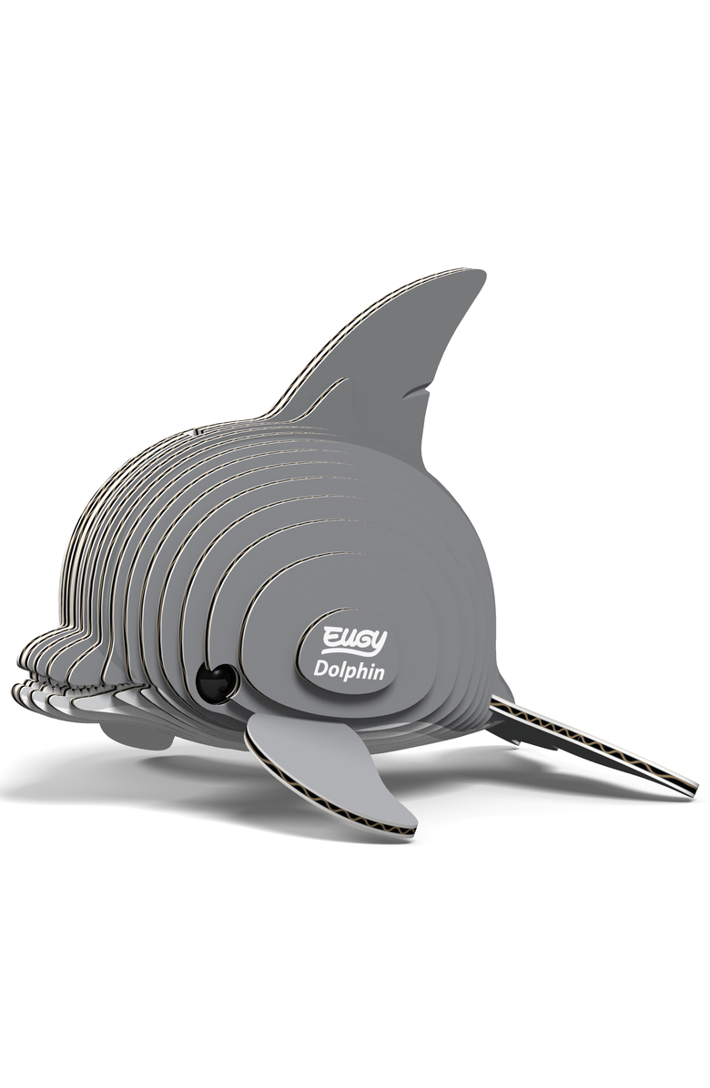 Eugy Puzzles Dolphin 3D Puzzle, Alternate, color, NO COLOR