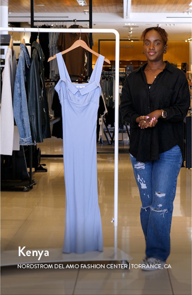 Tancy Button Front Midi Dress, sales video thumbnail