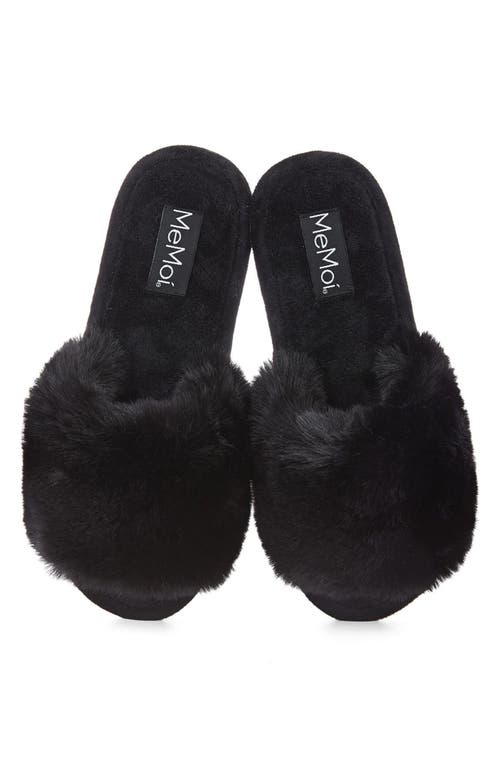 Memoi The Bette Plush Faux Fur Slipper