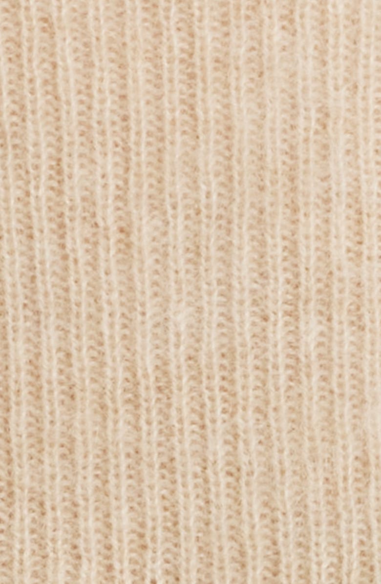 Elie Tahari The Yelena Short Sleeve Cashmere Sweater, Alternate, color, Spun Beige