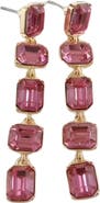 MacRae & Co. Alice Crystal Linear Drop Earrings