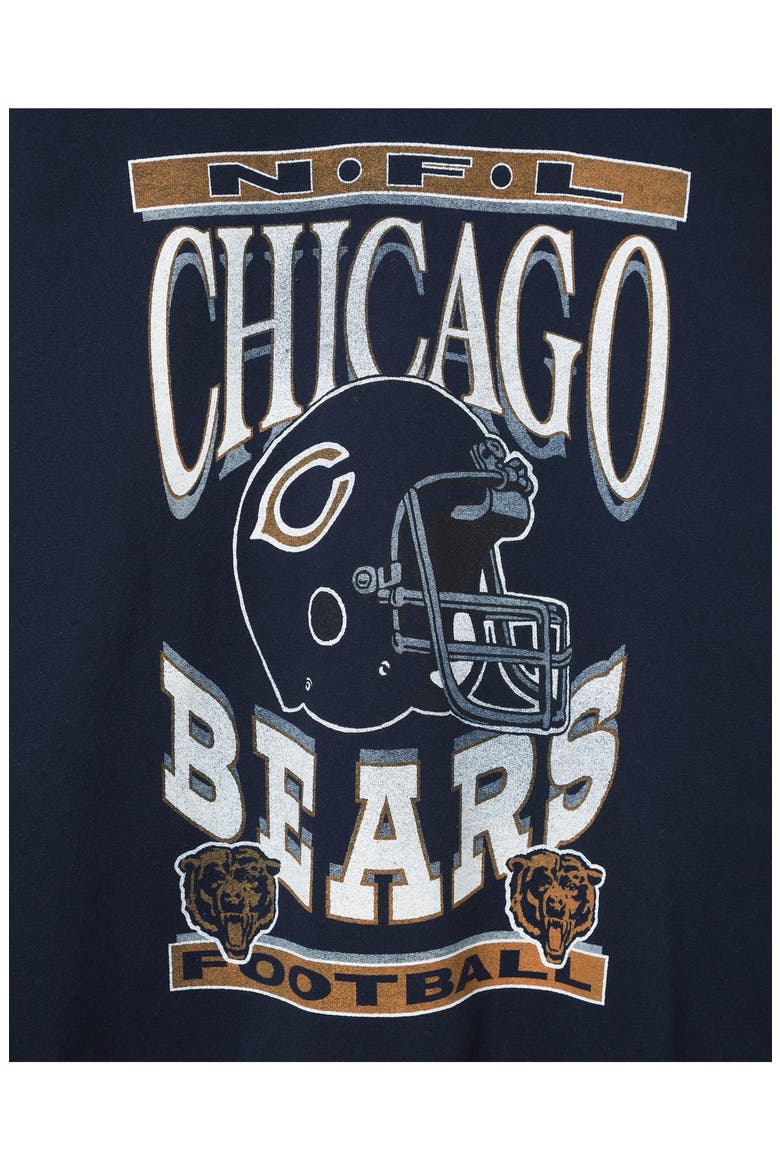 Chicago Bears Helmet Crewneck Sweatshirt, Alternate, color, TRUE NAVY