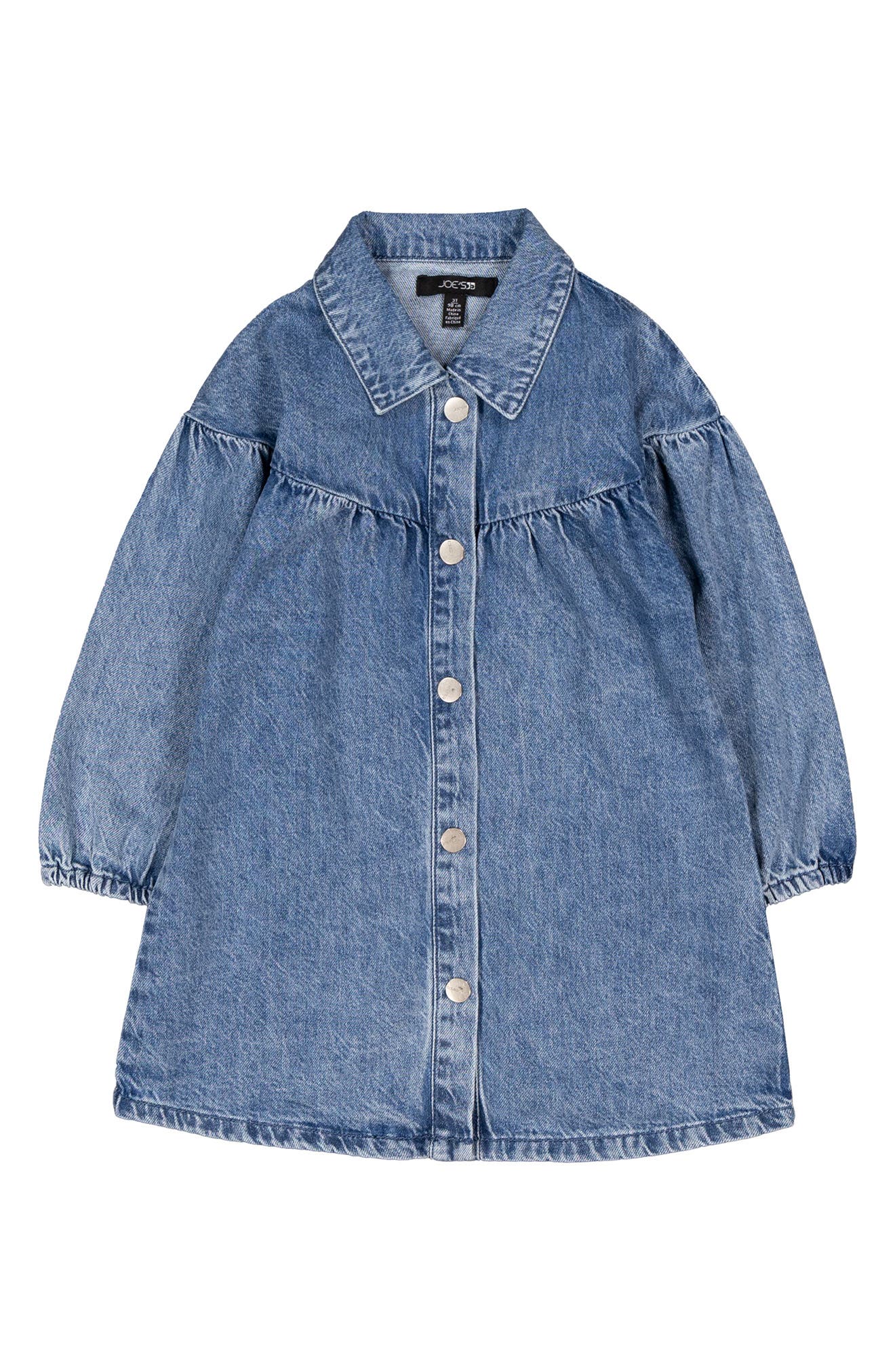 Joe's Jeans Kids Long Sleeve Denim Shirtdress