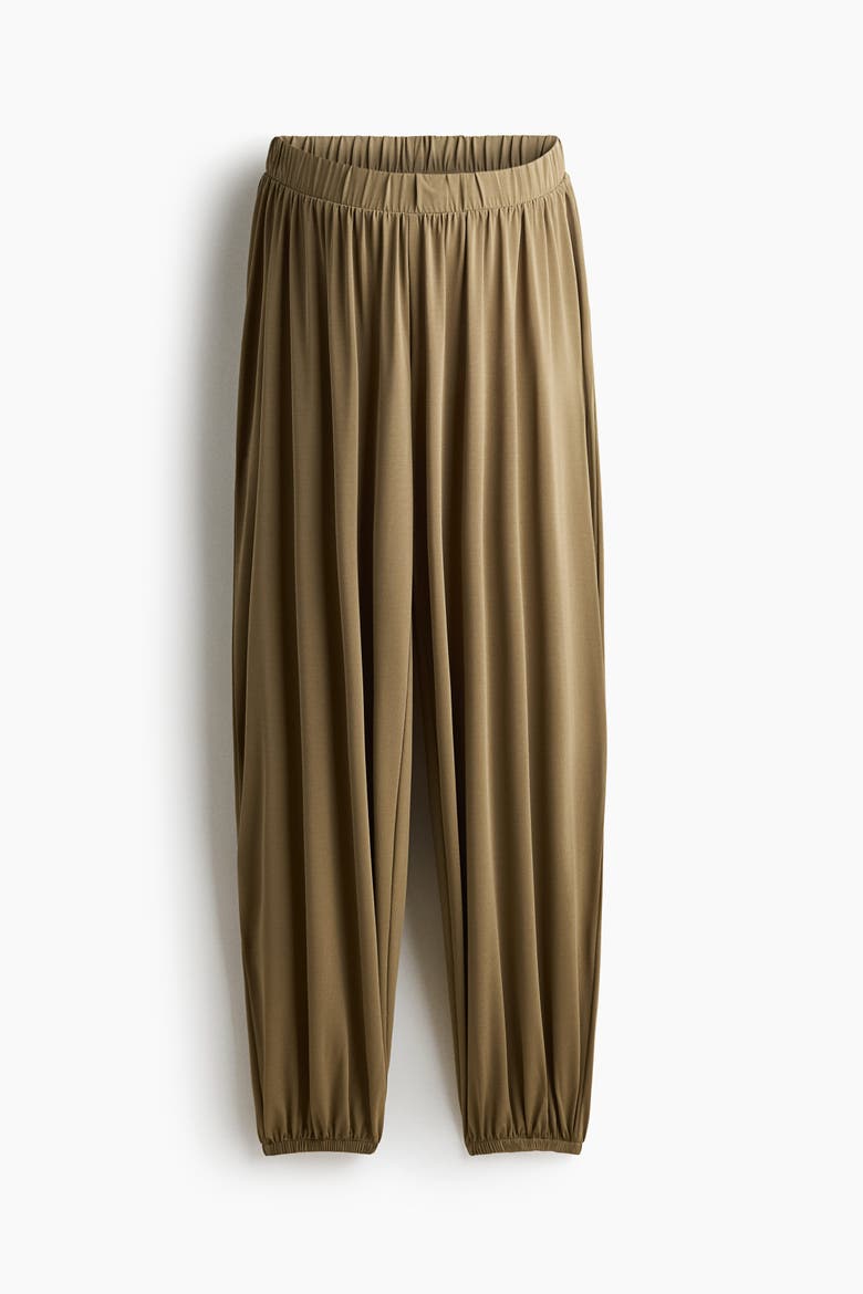 Mama Pull-on Balloon Trousers, Alternate, color, Khaki green
