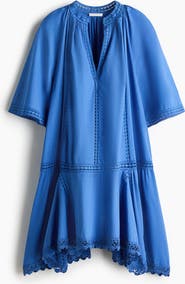 H&M Lace-inset Cotton Dress