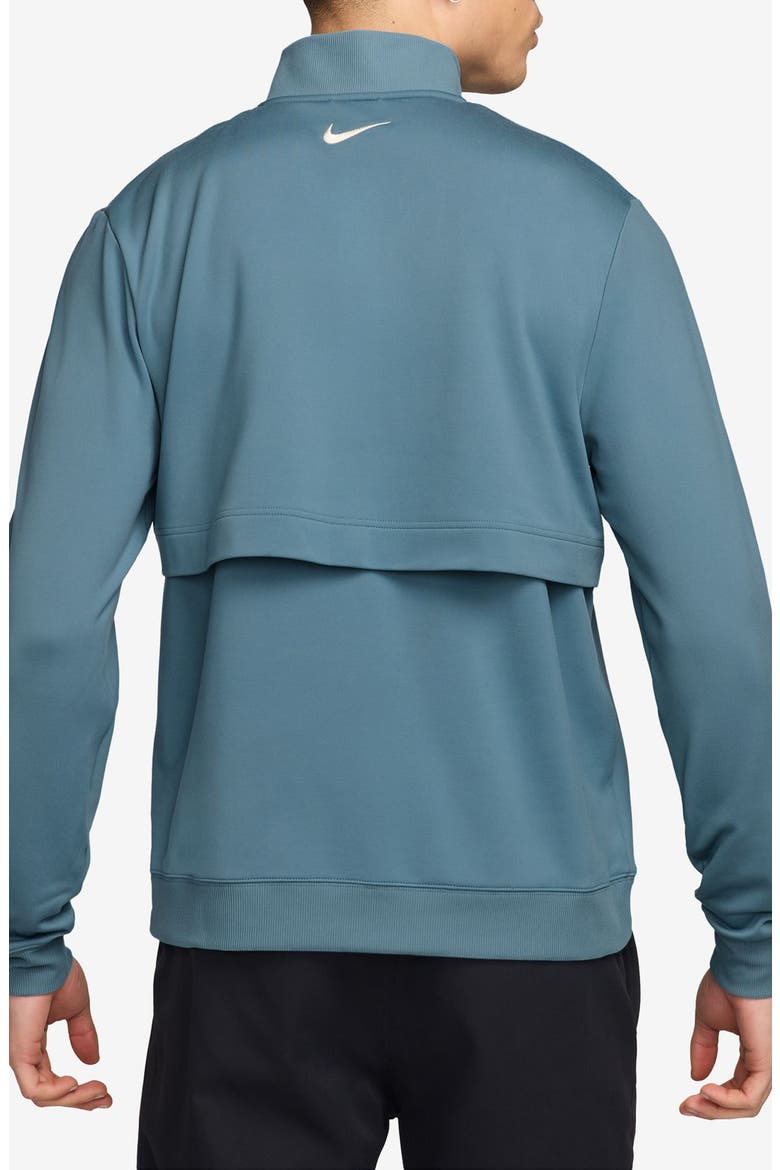 Dri-FIT Tour Half Zip Golf Pullover, Alternate, color, SMOKEY BLUE/ PALE IVORY