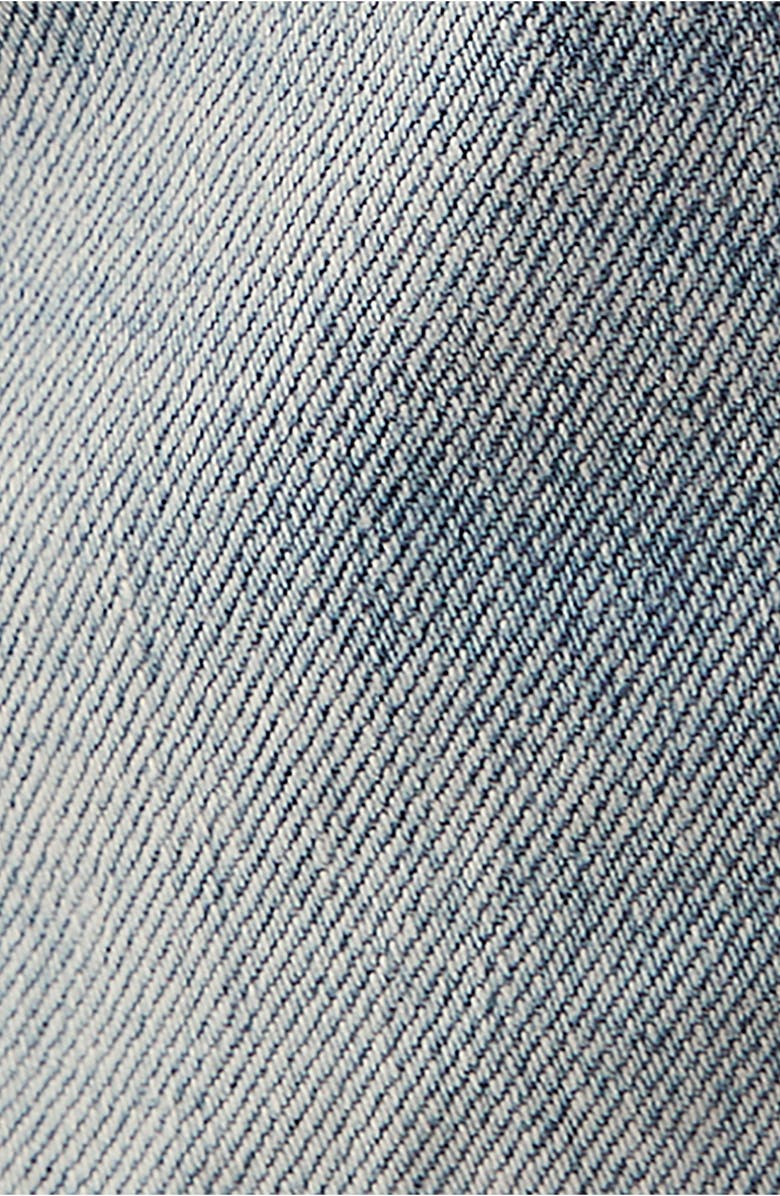 Free People Quinn Asymmetric Denim Shorts, Alternate, color, 