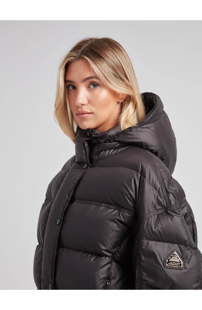 JACK1T Cloud Boss Hooded Puffer Jacket, Alternate, color, Black