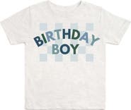 Sweet Wink Birthday Boy Checker Short Sleeve T-Shirt