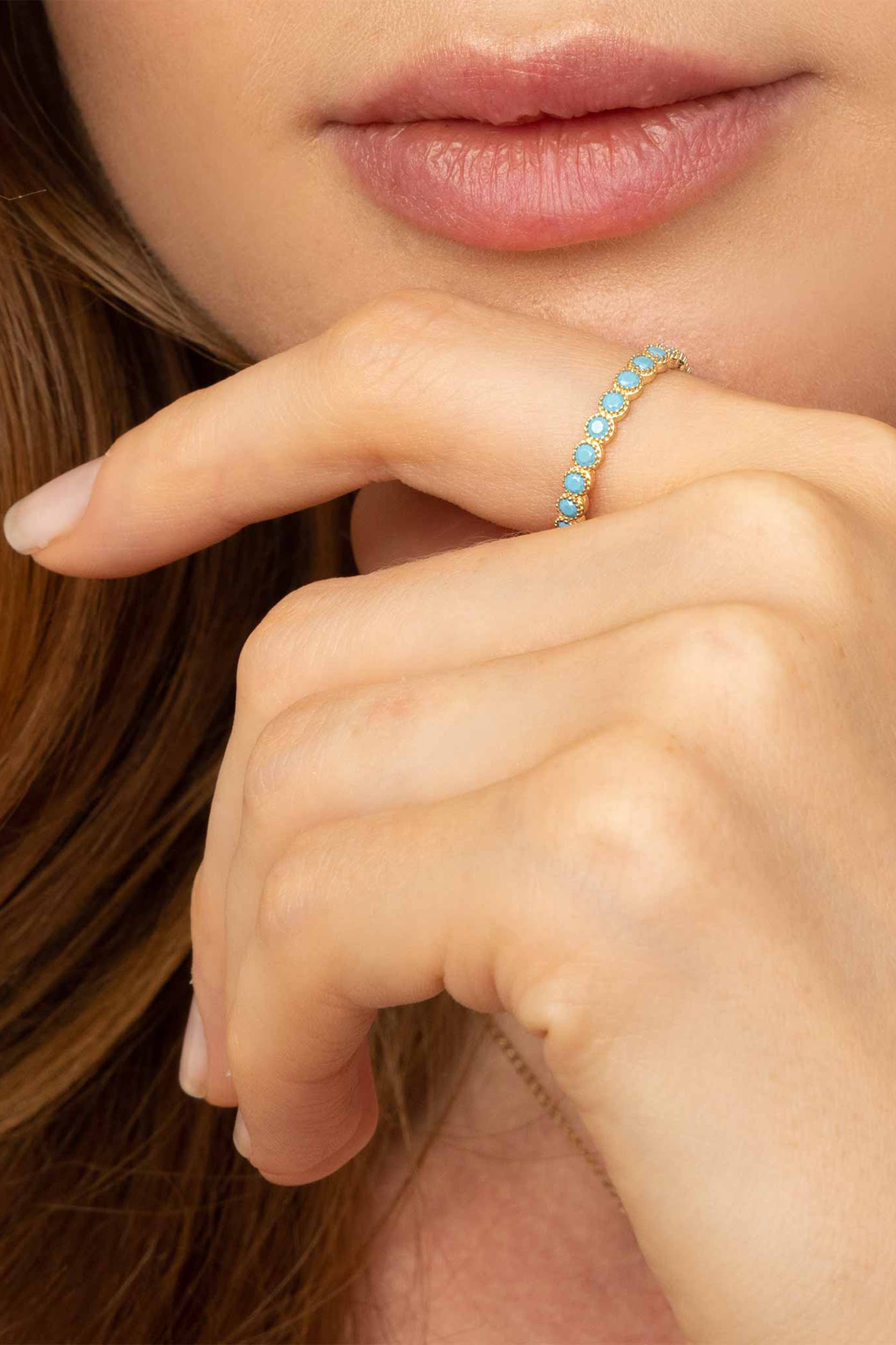 Женские аксессуары Oradina 14K Gold Oasis Ring — фото 2