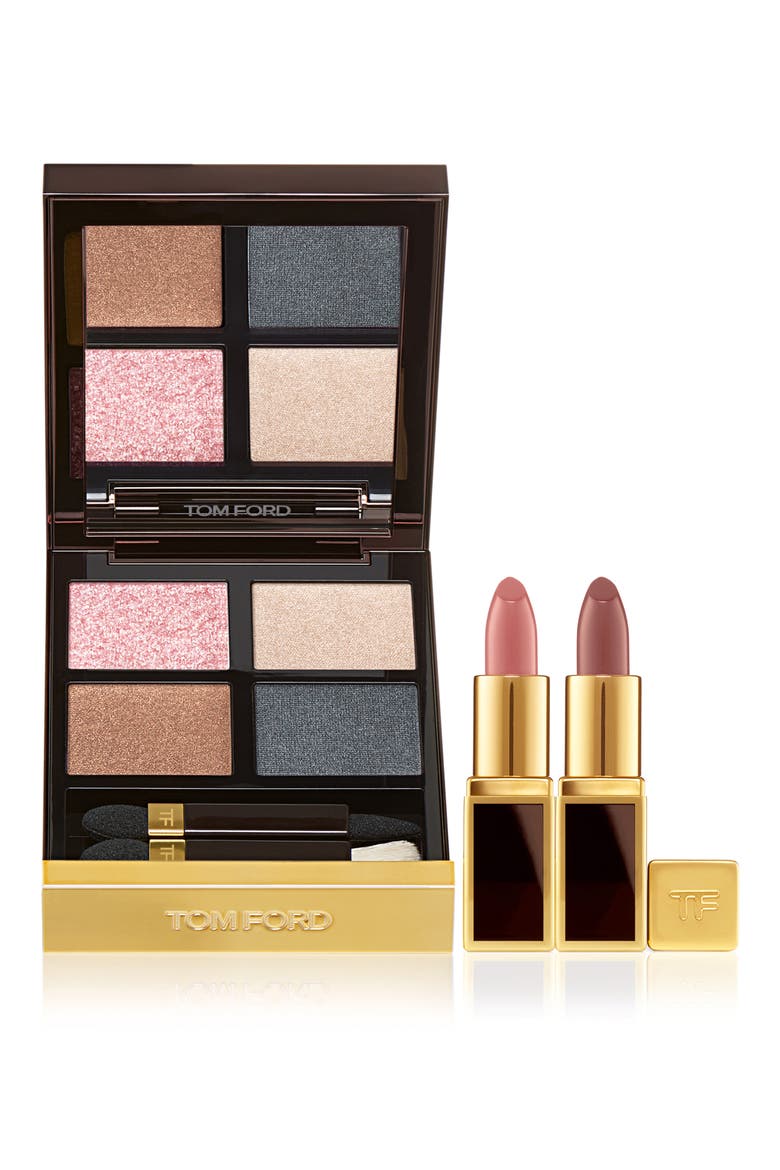 Eye Color Quad & Mini Deluxe Lip Set (Nordstrom Exclusive), Main, color, NO COLOR