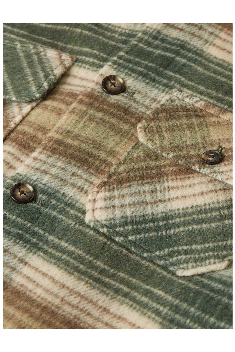 Checked Overshirt, Alternate, color, DARK FOREST CHECK