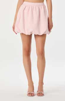 ASTR the Label Tweed Bubble Hem Miniskirt