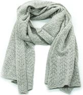 Portolano Cashmere openwork wrap