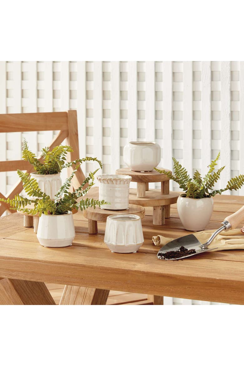 Dezie Mini Pots Set Of 6, Alternate, color, Off-White