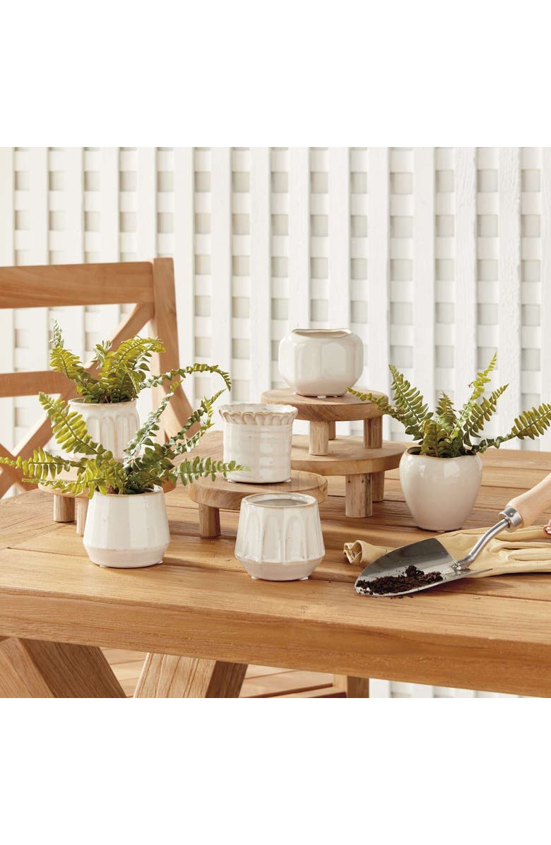 Napa Home & Garden Dezie Mini Pots Set Of 6, Alternate, color, Off-White