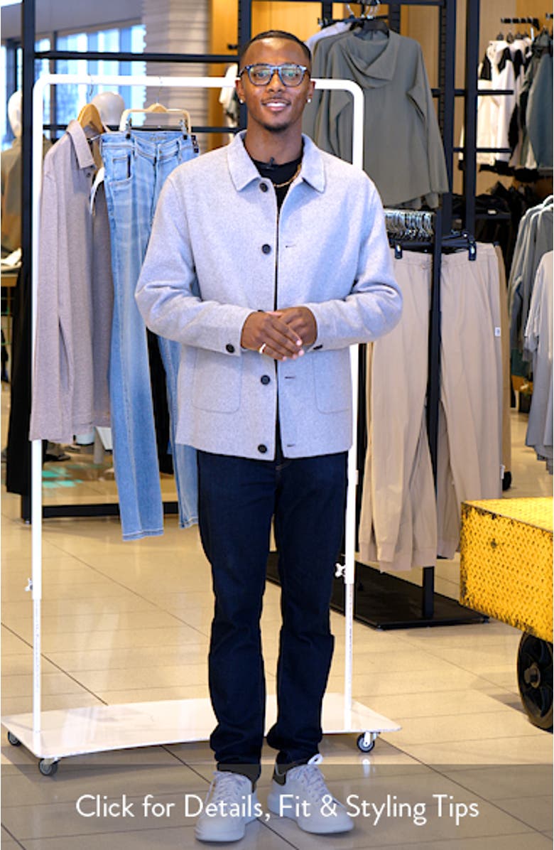 Pickstitch Wool Blend Jacket, sales video thumbnail