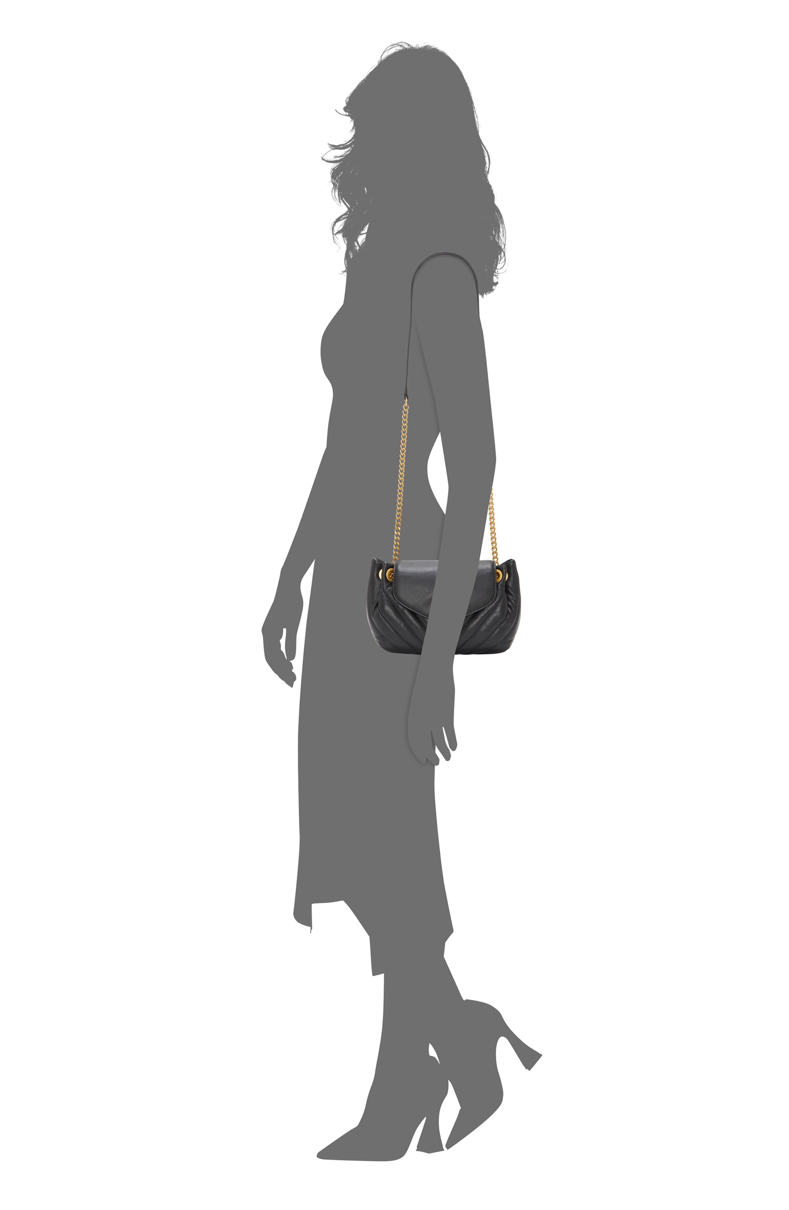 Vince Camuto Small Theon Leather Crossbody Bag, Alternate, color, 