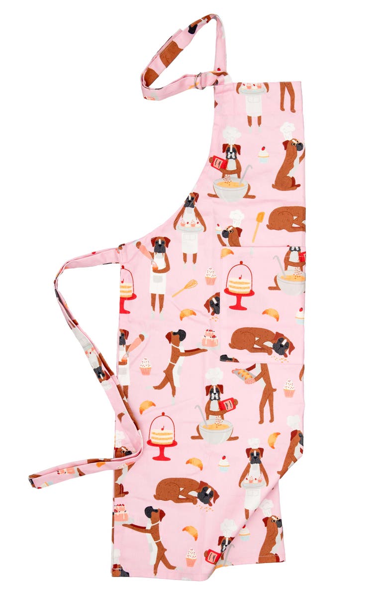 Puppington Kitchen Apron for Dog Lovers, Alternate, color, Baking Boxers