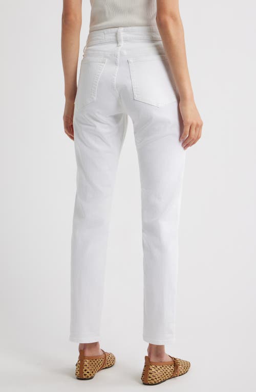 Rag & Bone Dre Low Rise Slim Boyfriend Jeans In White