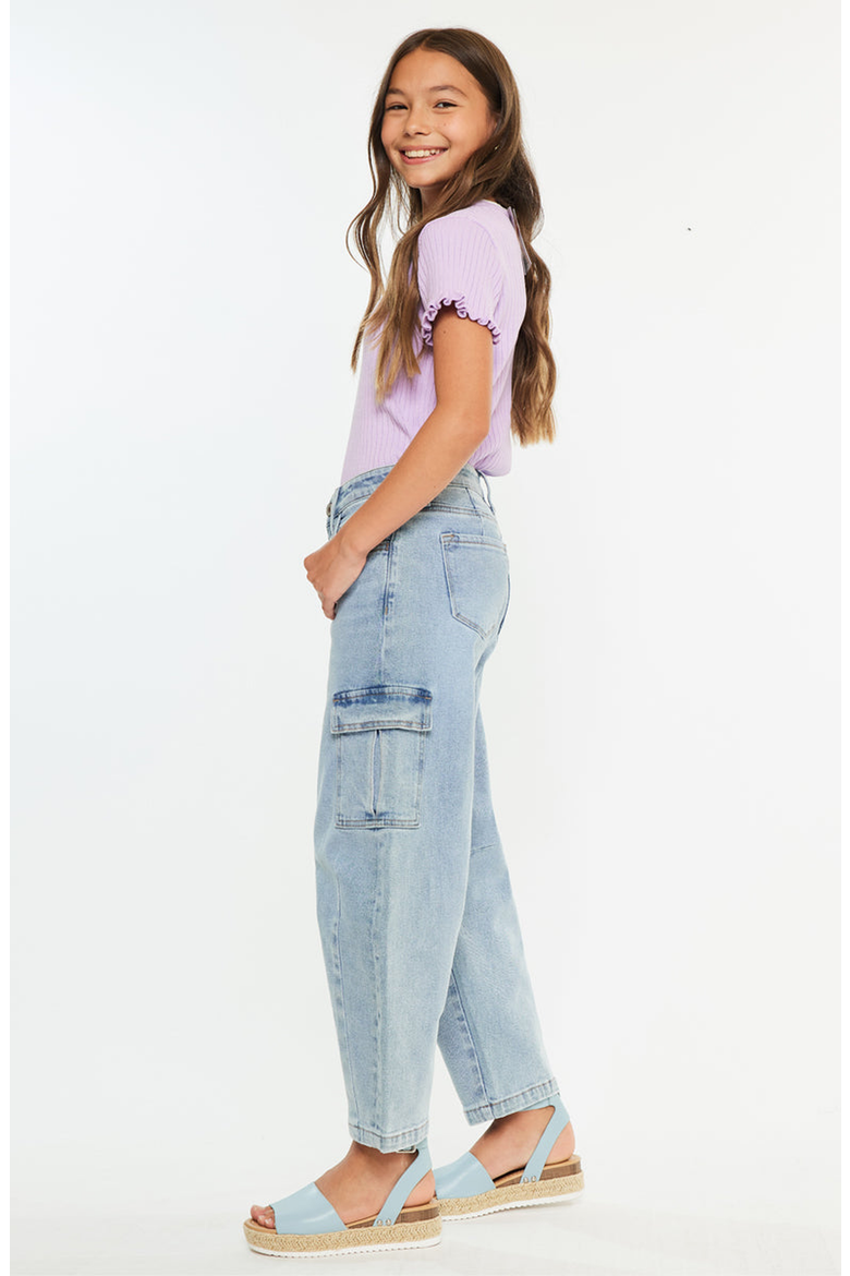 Trinity Low Slung Horseshoe Jeans, Alternate, color, Medium Wash