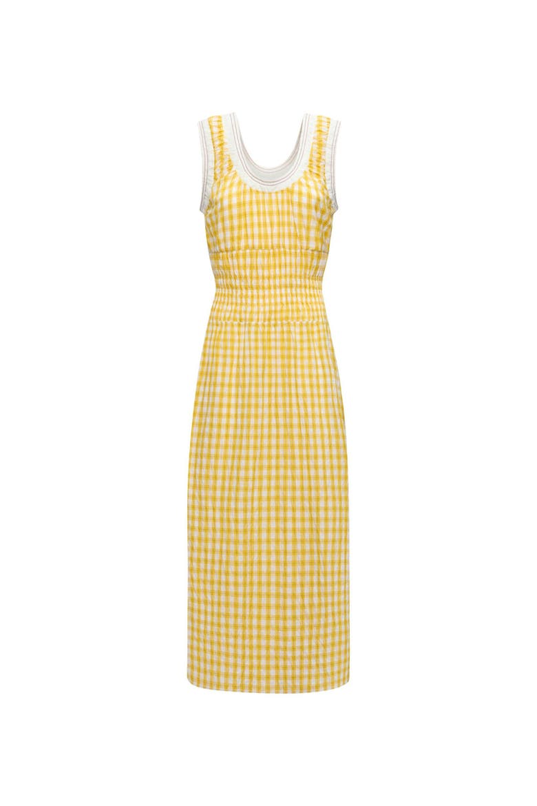 FEDERICA Tank dress, Main, color, Yellow
