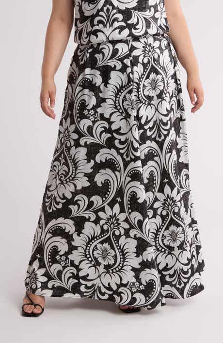 BY DESIGN Bloom Printed Maxi Skirt