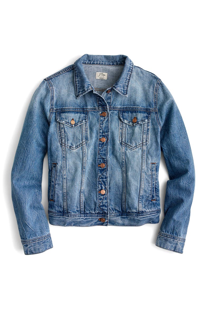 Classic Denim Jacket, Main, color, LIGHT PATRIOT WASH