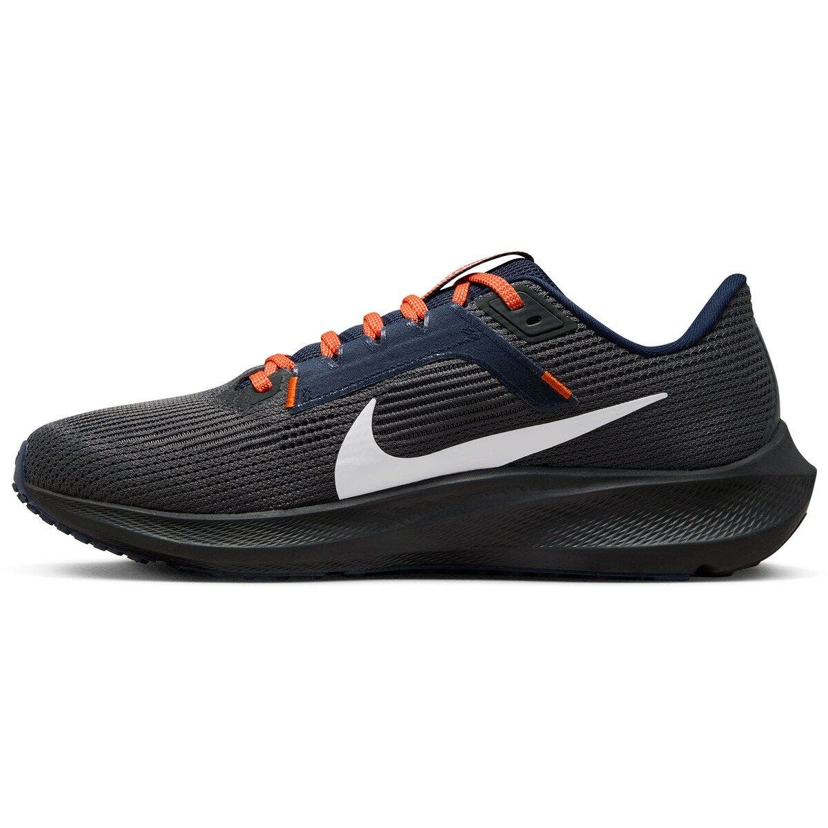 Nike Unisex Nike  Anthracite Denver Broncos Zoom Pegasus 40 Running Shoe, Alternate, color, 
