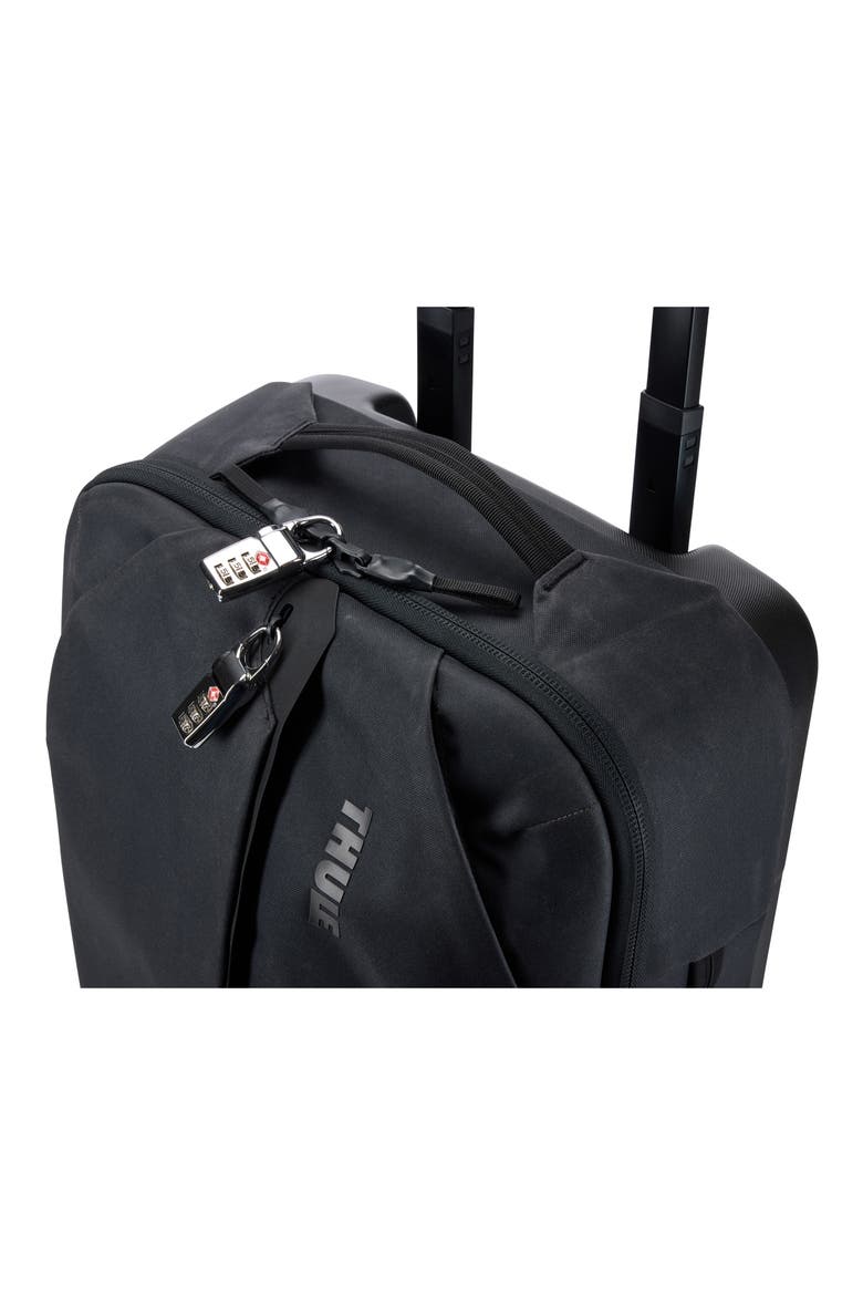 Aion Spinner Carry-On, Alternate, color, BLACK