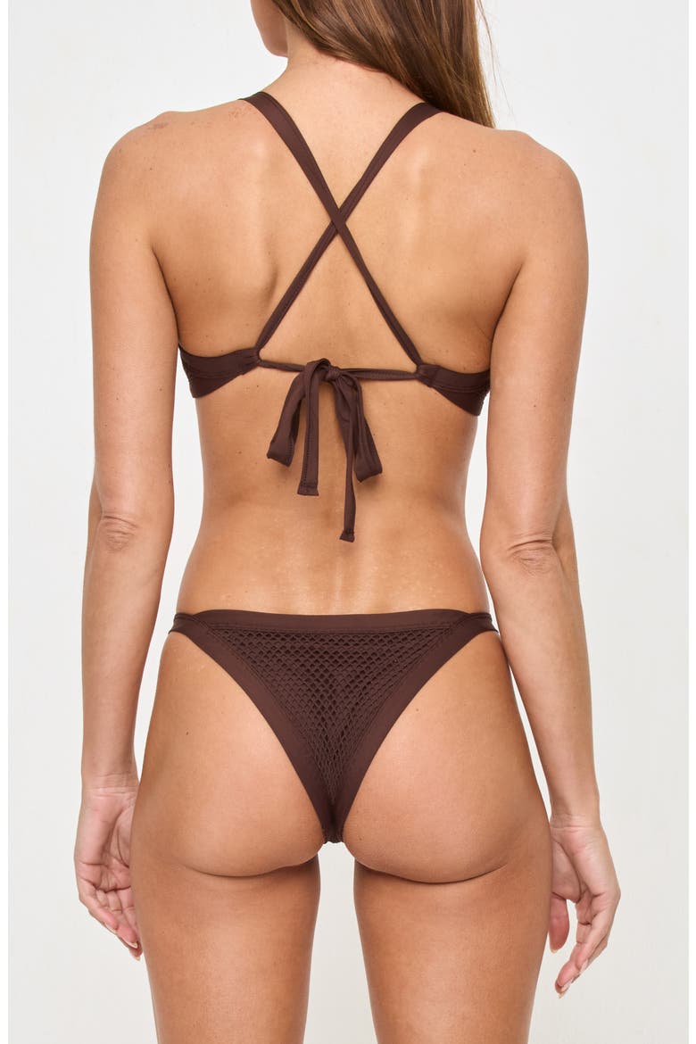 Tyla Bikini Top, Alternate, color, ESPRESSO