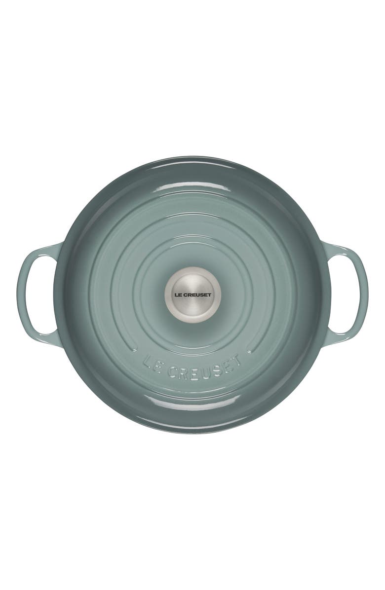 Le Creuset Signature 3.5-Quart Enameled Cast Iron Braiser, Alternate, color, Sea Salt