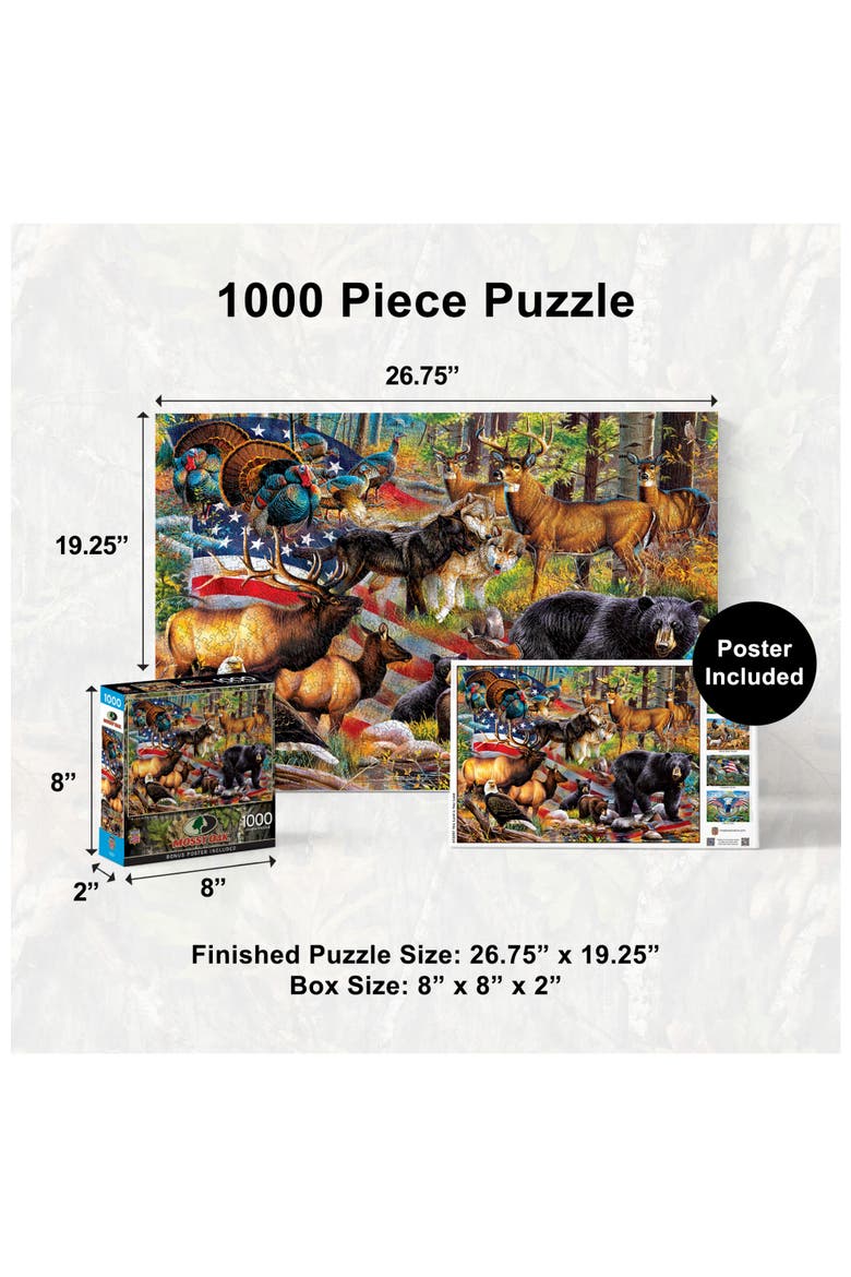 This Land is Your Land 1000pc Puzzle, Alternate, color, Multicolor
