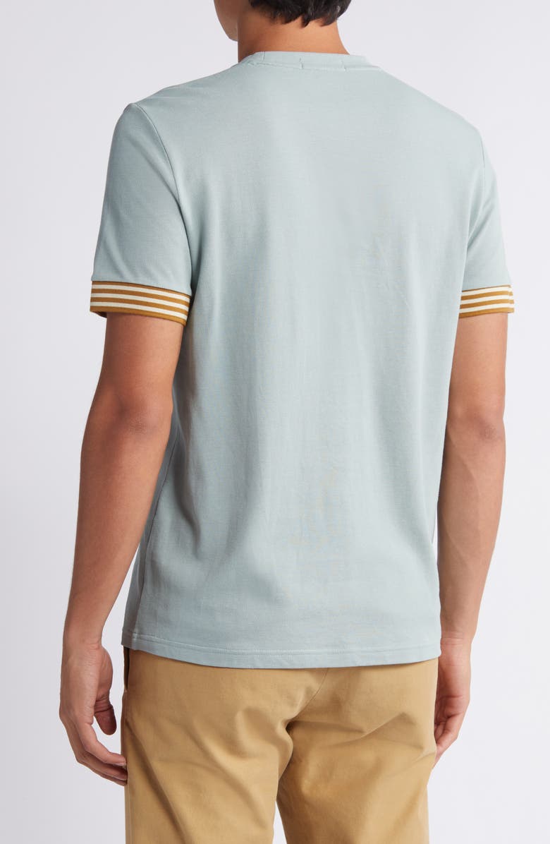 Fred Perry Stripe Cuff T-Shirt, Alternate, color,