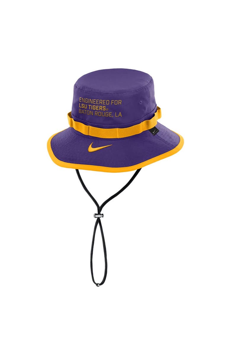 Nike Men's Nike Purple LSU Tigers 2025 Sideline Apex Boonie Bucket Hat, Alternate, color, Purple