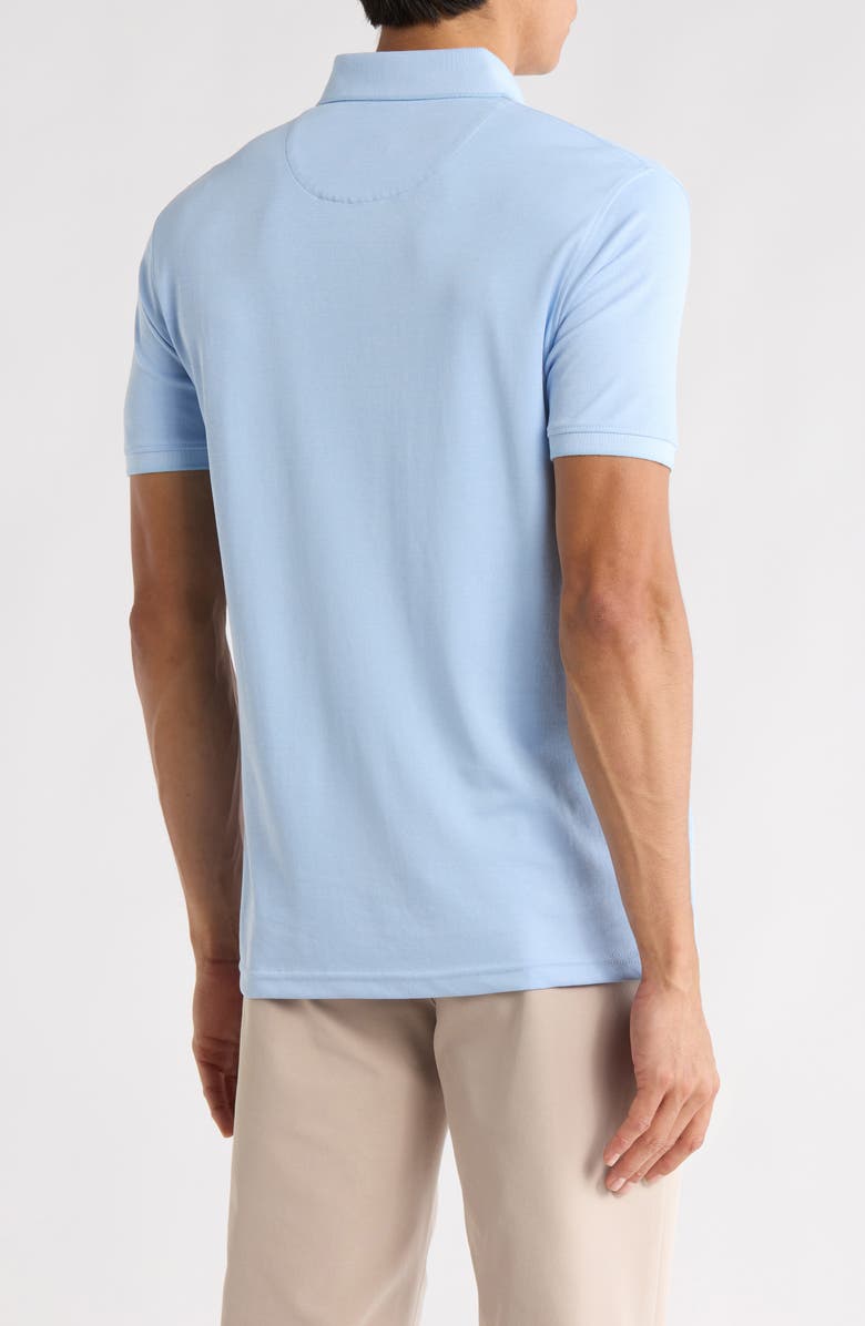 Cactus Man Powder Blue Knit Polo, Alternate, color, Powder Blue