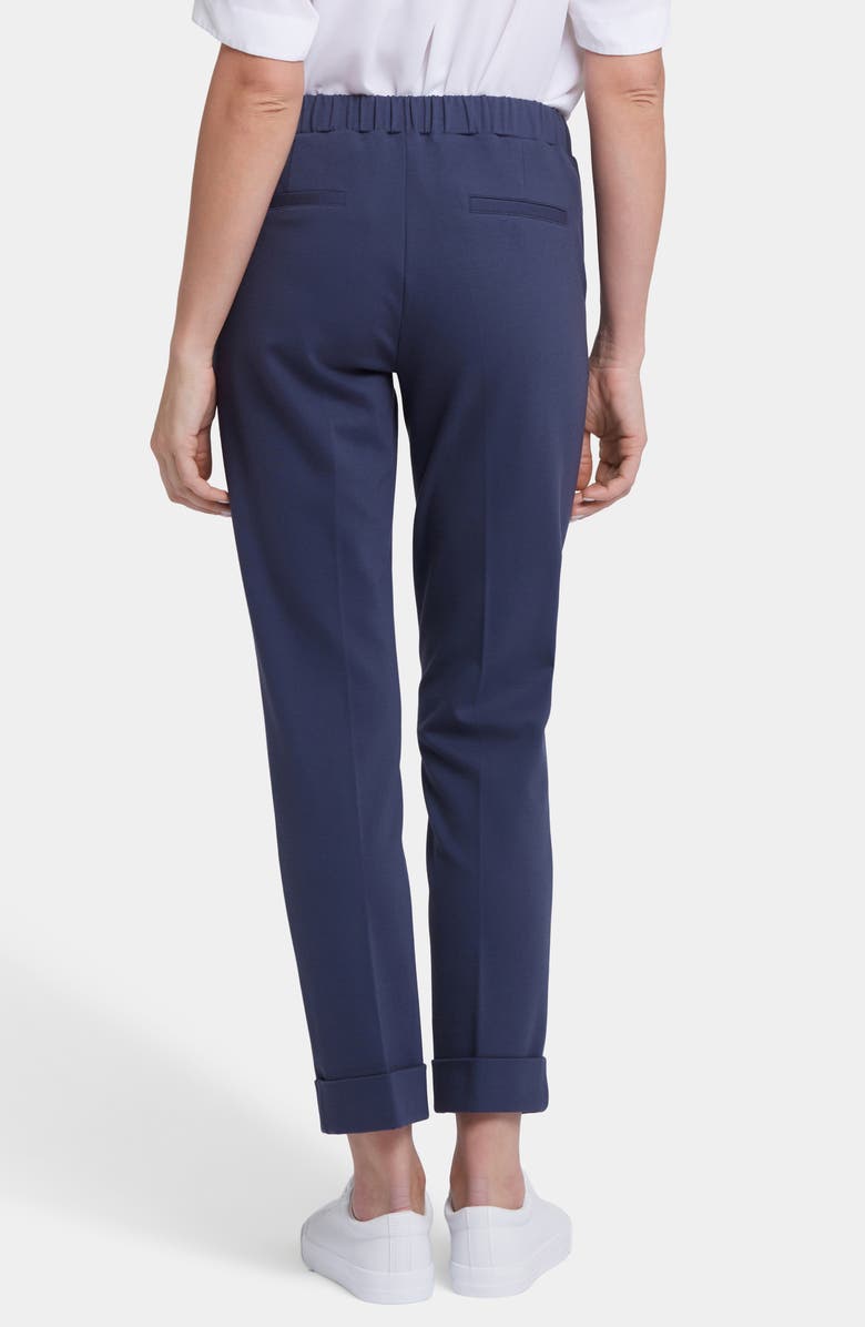 NYDJ Cassidy Cuffed Pants, Alternate, color, Oxford Navy