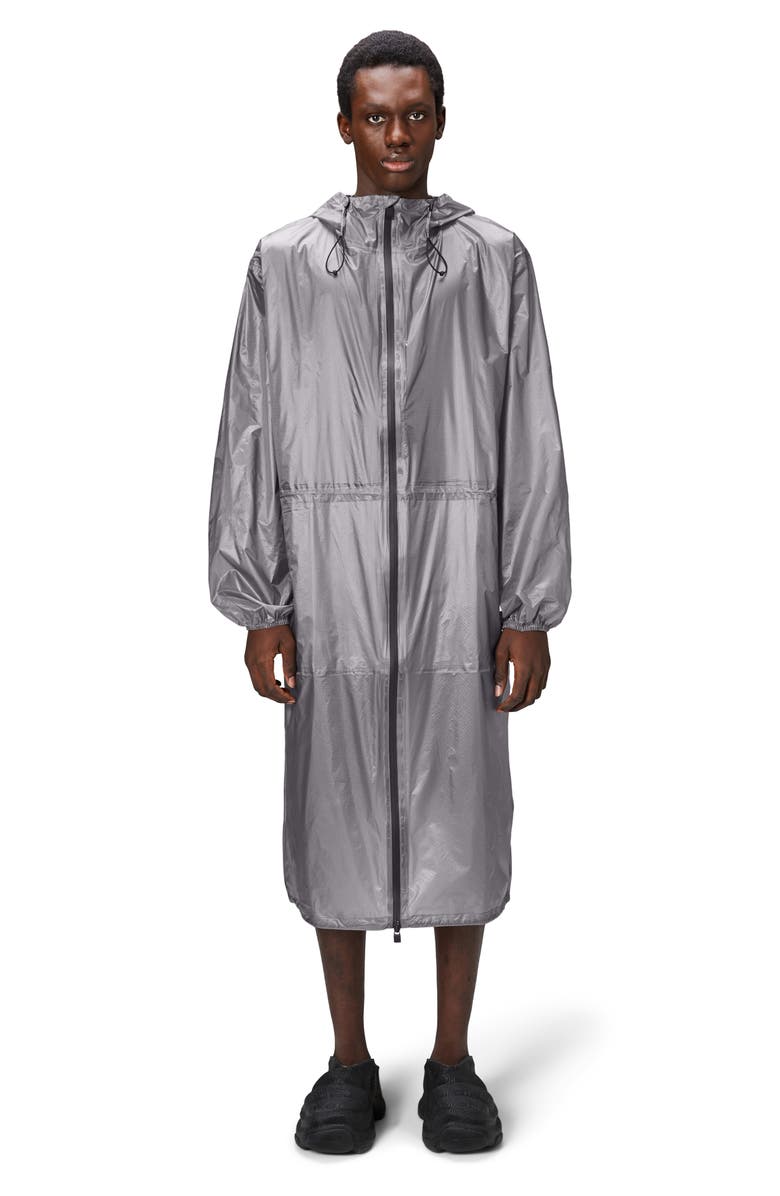 Rains Norton Waterproof Hooded Raincoat, Alternate, color,