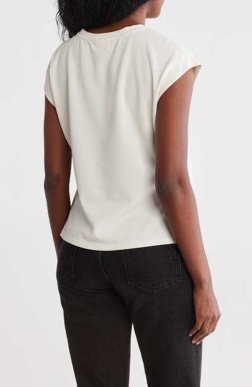 Melloday Cinched Techno Top In Bone