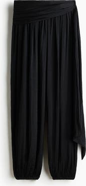 H&M Draped-panel Balloon Trousers