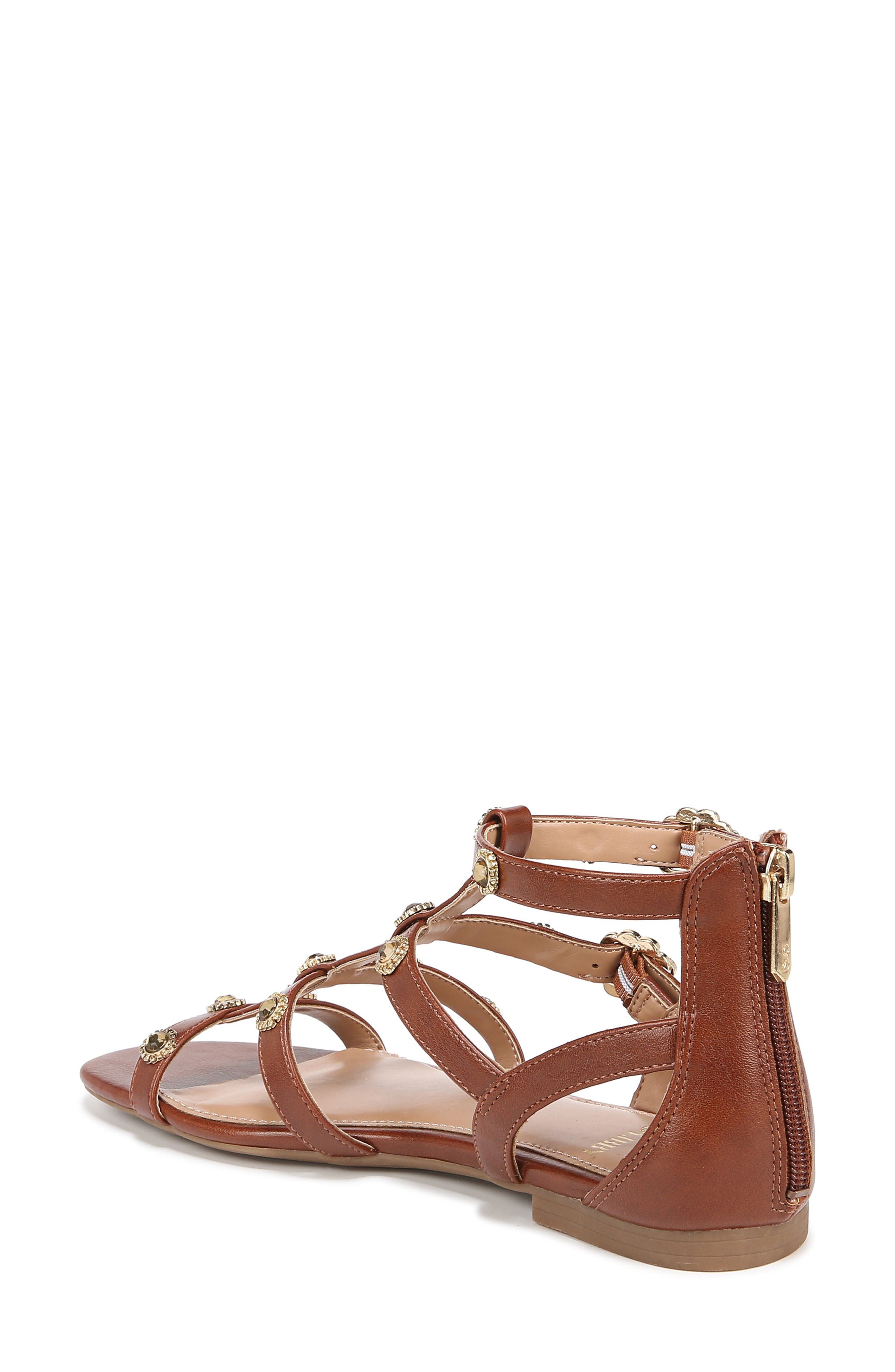 SAM 
LIBBY Rhonda Caged Sandal, Alternate, color, Aged Whiskey