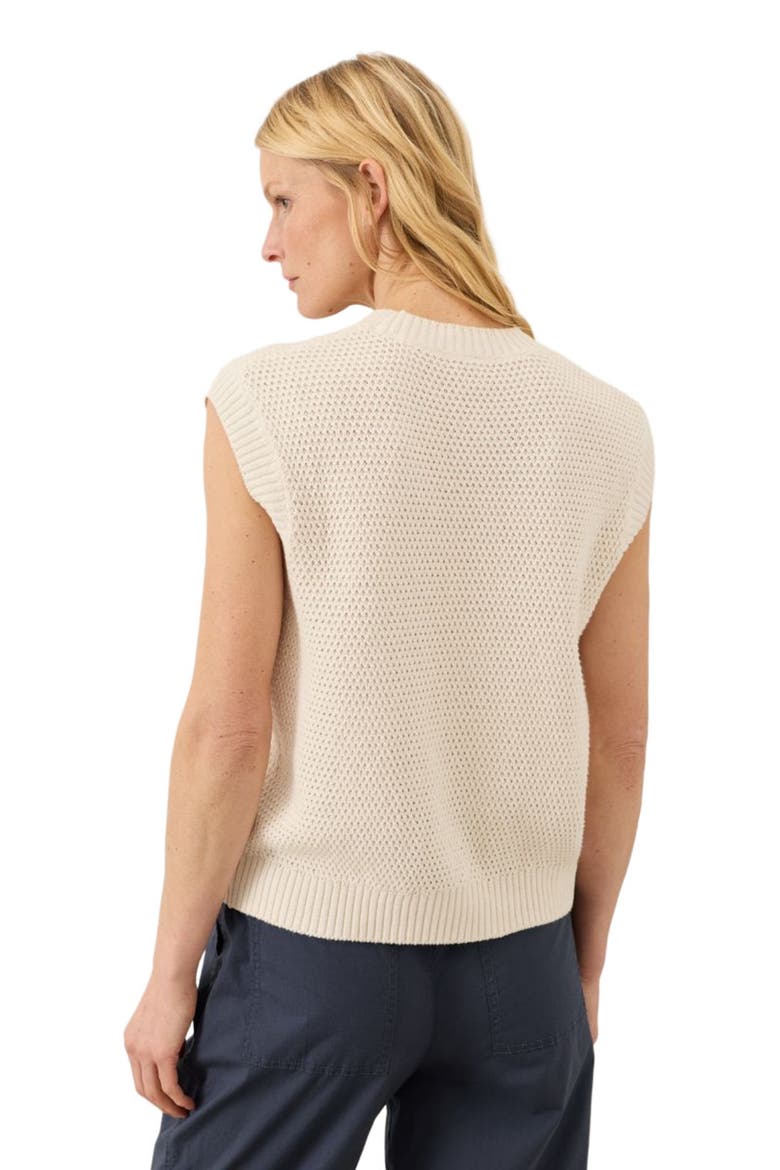 Organic Cotton Shoreline Relaxed Shell, Alternate, color, Cream