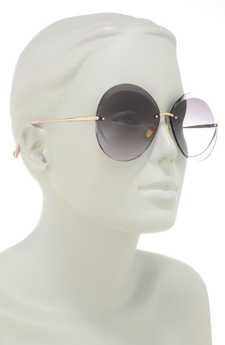 Chloé 64mm Round Sunglasses, Alternate, color,