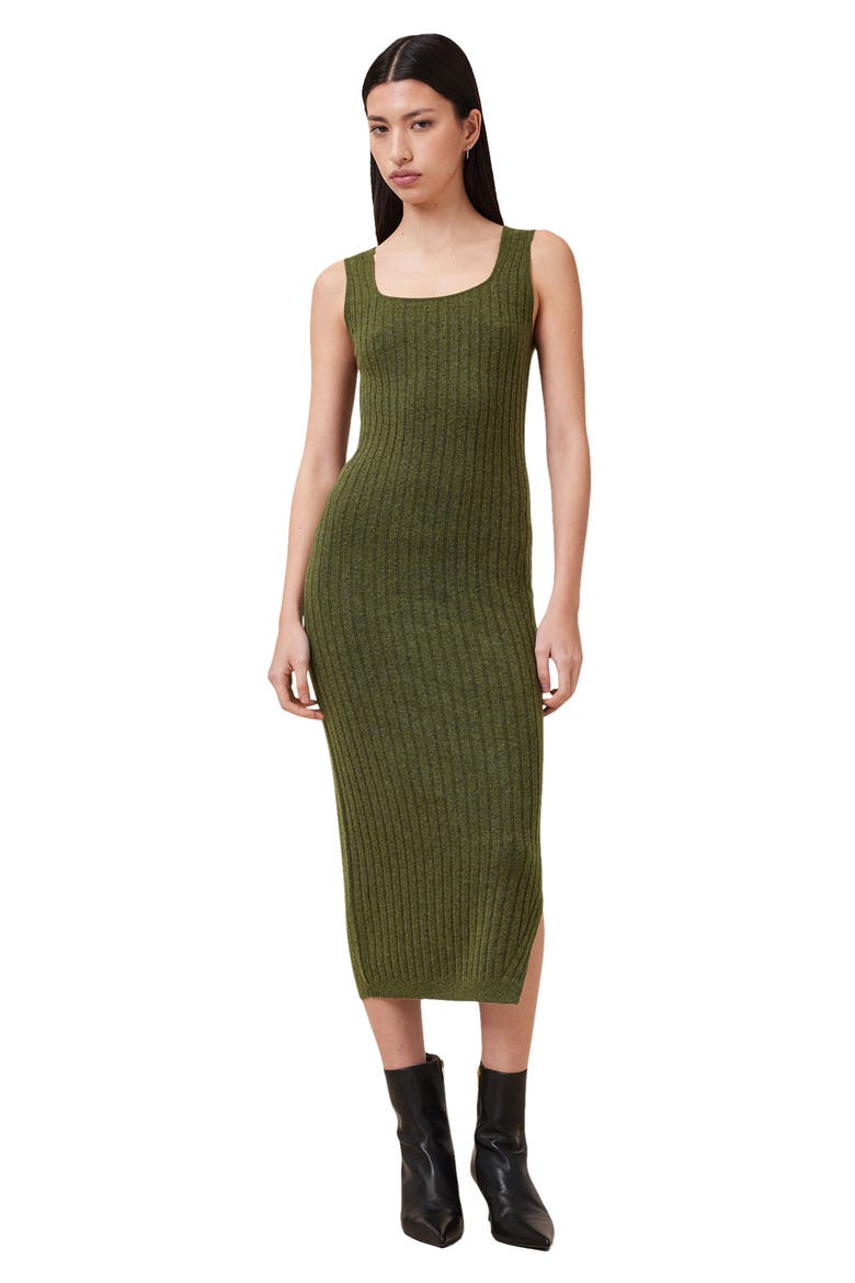 Margetta Long Sleeve Sweater & Dress Set, Alternate, color, MOSS GREEN