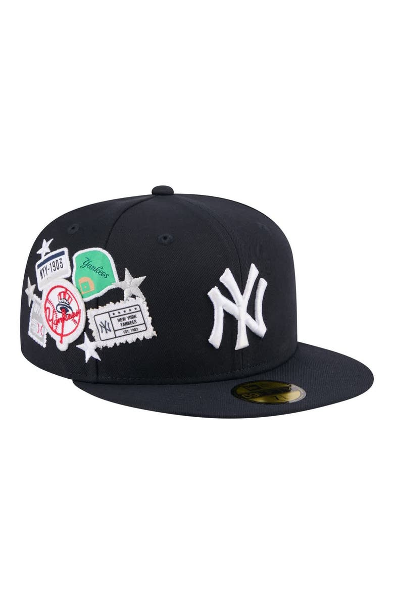 New Era Men's New Era  Navy New York Yankees City Patch 59FIFTY Fitted Hat, Main, color, Navy