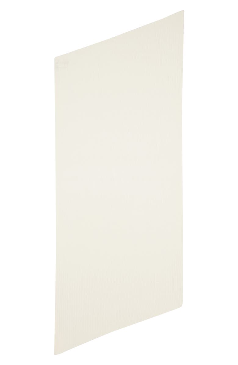 Nordstrom Rib Cashmere Travel Wrap, Alternate, color, Ivory Tofu