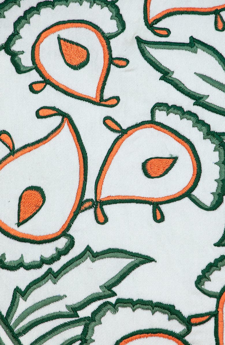 PARKLAND COLLECTION Celeste Embroidered Throw Pillow, Alternate, color, White