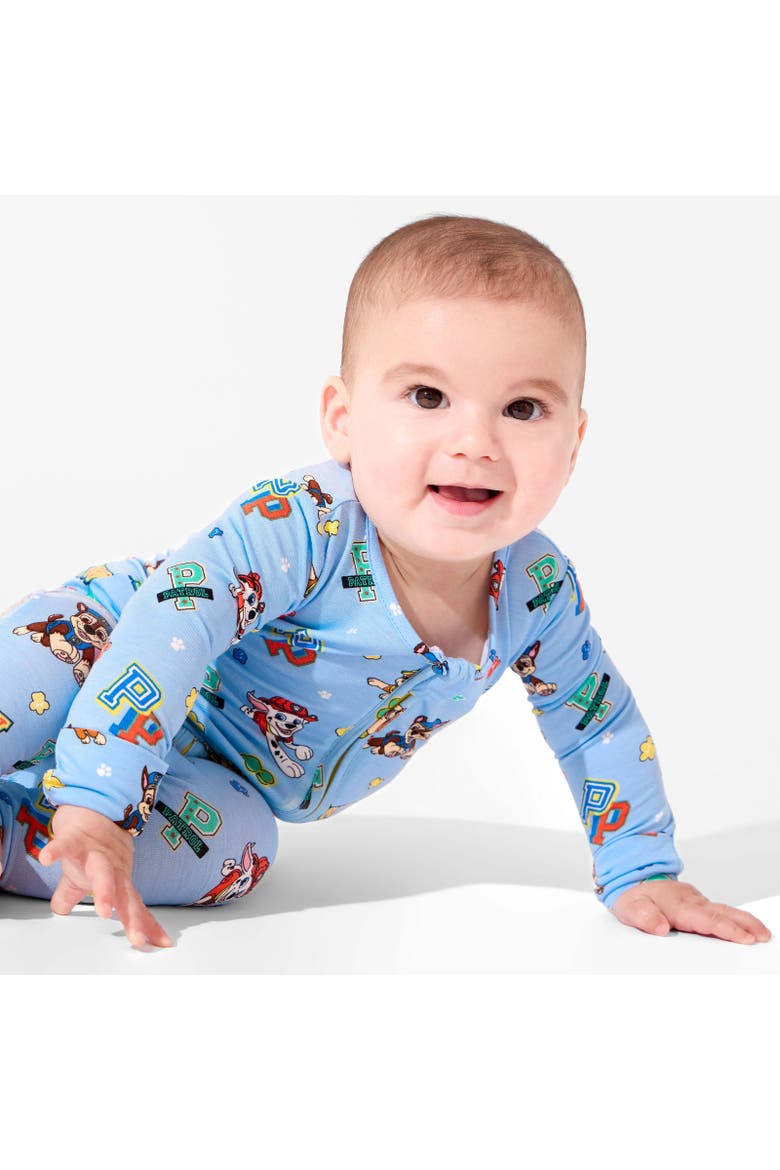 Baby PAW Patrol Varsity Blue Convertible Footie, Alternate, color, PAW Patrol: Varsity Blue